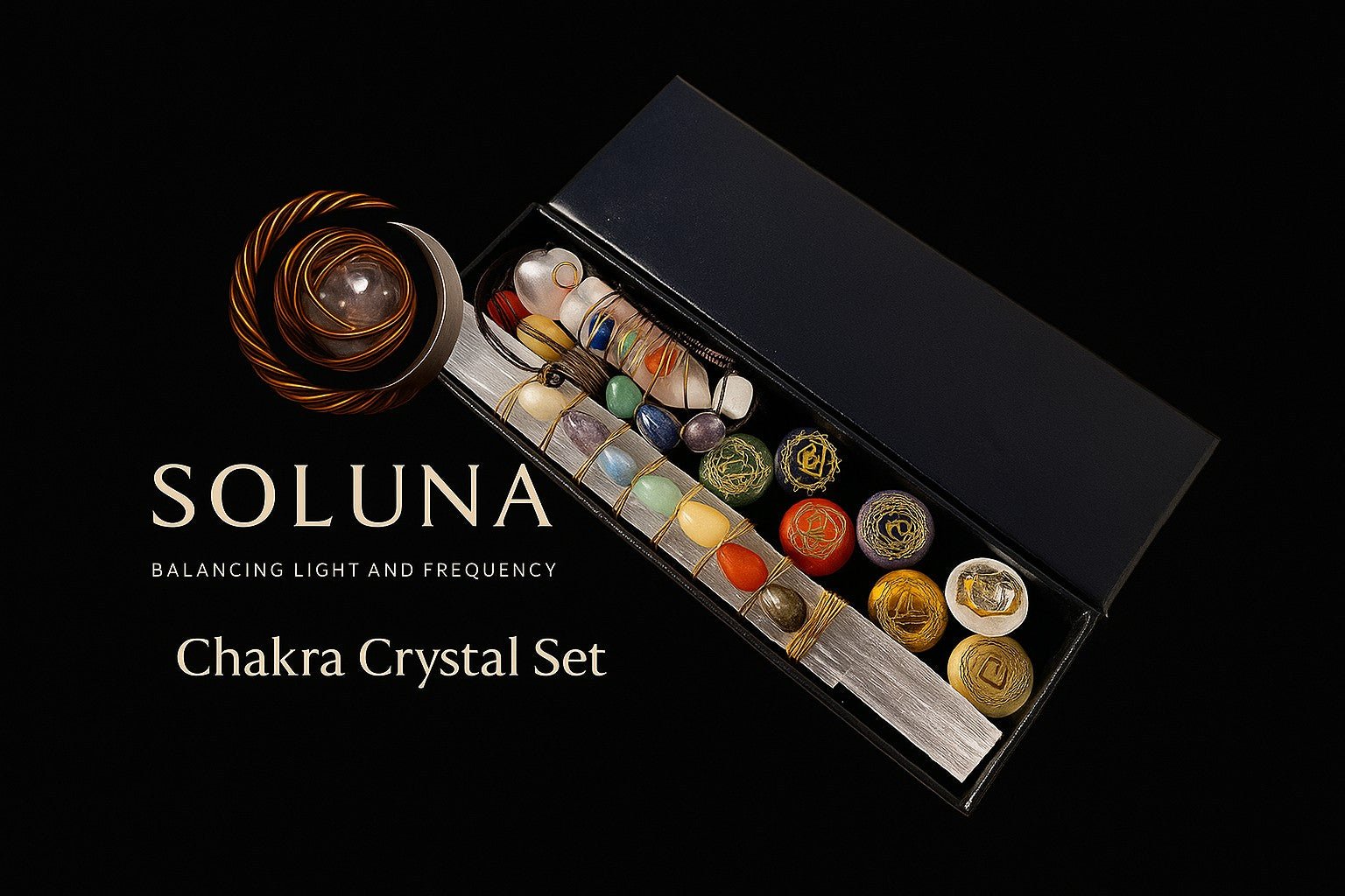 SOLUNA Chakra Crystal Set - shop_name Solunanz