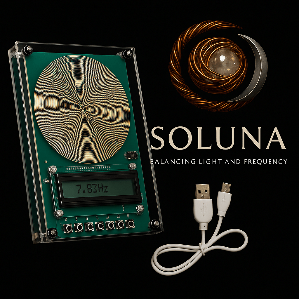 SOLUNA Frequency Device Balancing Light and Frequency - shop_name Solunanz